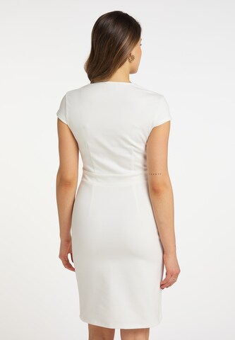 faina Εφαρμοστό φόρεμα σε λευκό