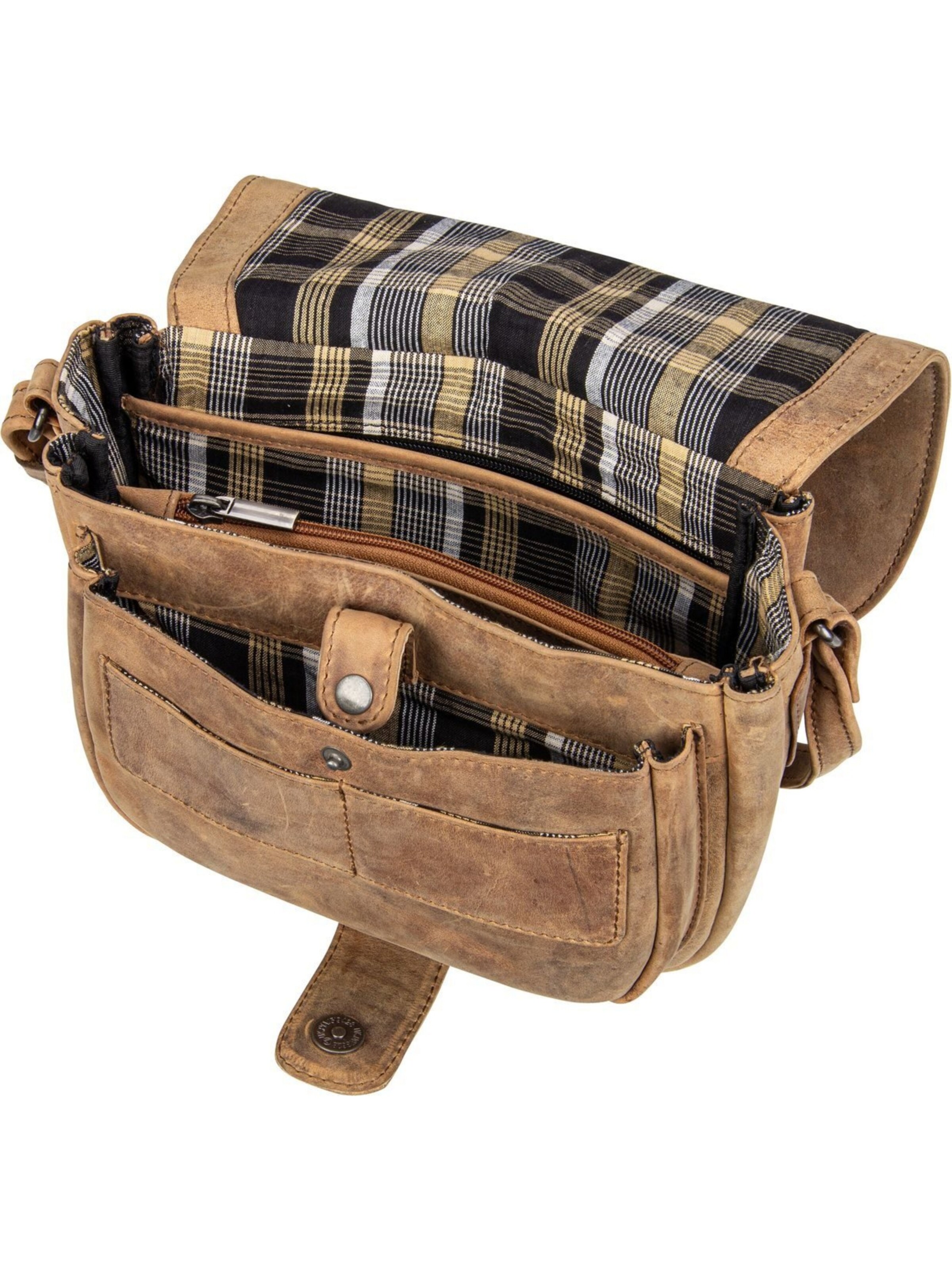 Harold's Schoudertas 'Antico' in Bruin