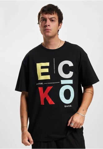 Ecko Unlimited Shirt 'WestLake' in Black: front
