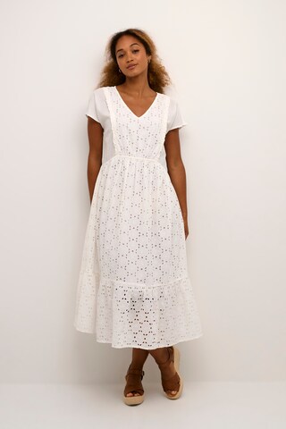 Robe Cream en blanc : devant