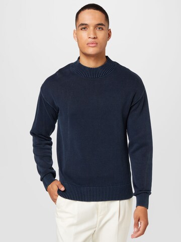 Pull-over 'WILLIAM' JACK & JONES en bleu : devant