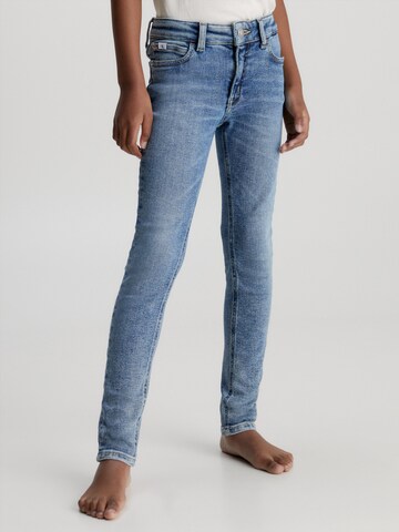 Calvin Klein Jeans Skinny Jeans in Blauw: voorkant