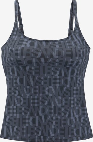 Elbsand T-shirt Tankini in Grey: front