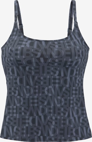 Elbsand T-shirt Tankini in Grey: front