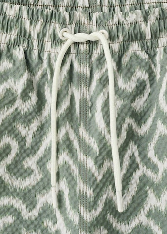 MANGO MAN Board Shorts 'Camu' in Green