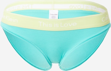 Calvin Klein Underwear - Braga 'Pride' en verde: frente