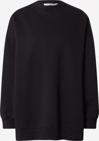 NA-KD Sweatshirt in Black: front