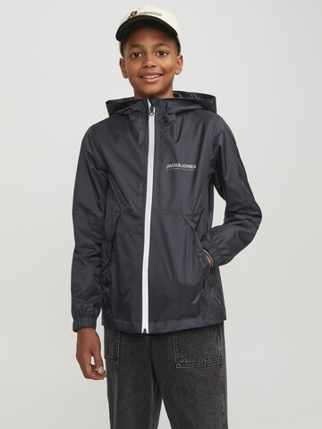 Jack & Jones Junior Functionele jas in Zwart: voorkant