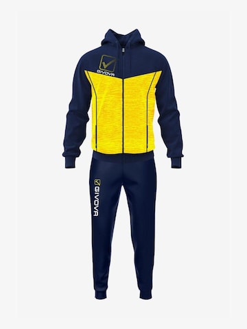 Completo sportivo 'Tuta sportiva Unisex Givova Visa in triacetato TR018 TUTA VISA TRIACETATO GIVOVA' di Givova in giallo