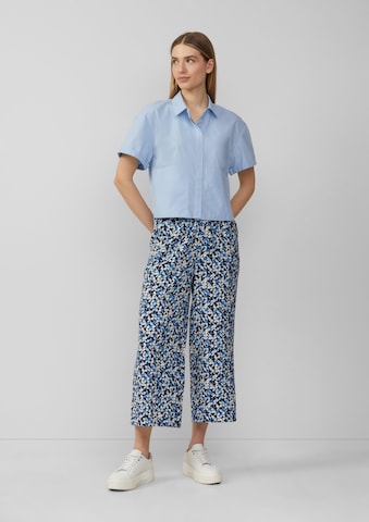 s.Oliver Wide leg Broek in Blauw