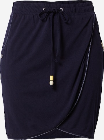 Ragwear Spódnica 'NAILA' w kolorze niebieski: przód