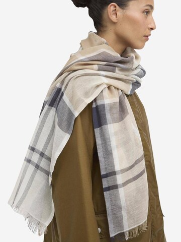 Foulard di Barbour in beige: frontale