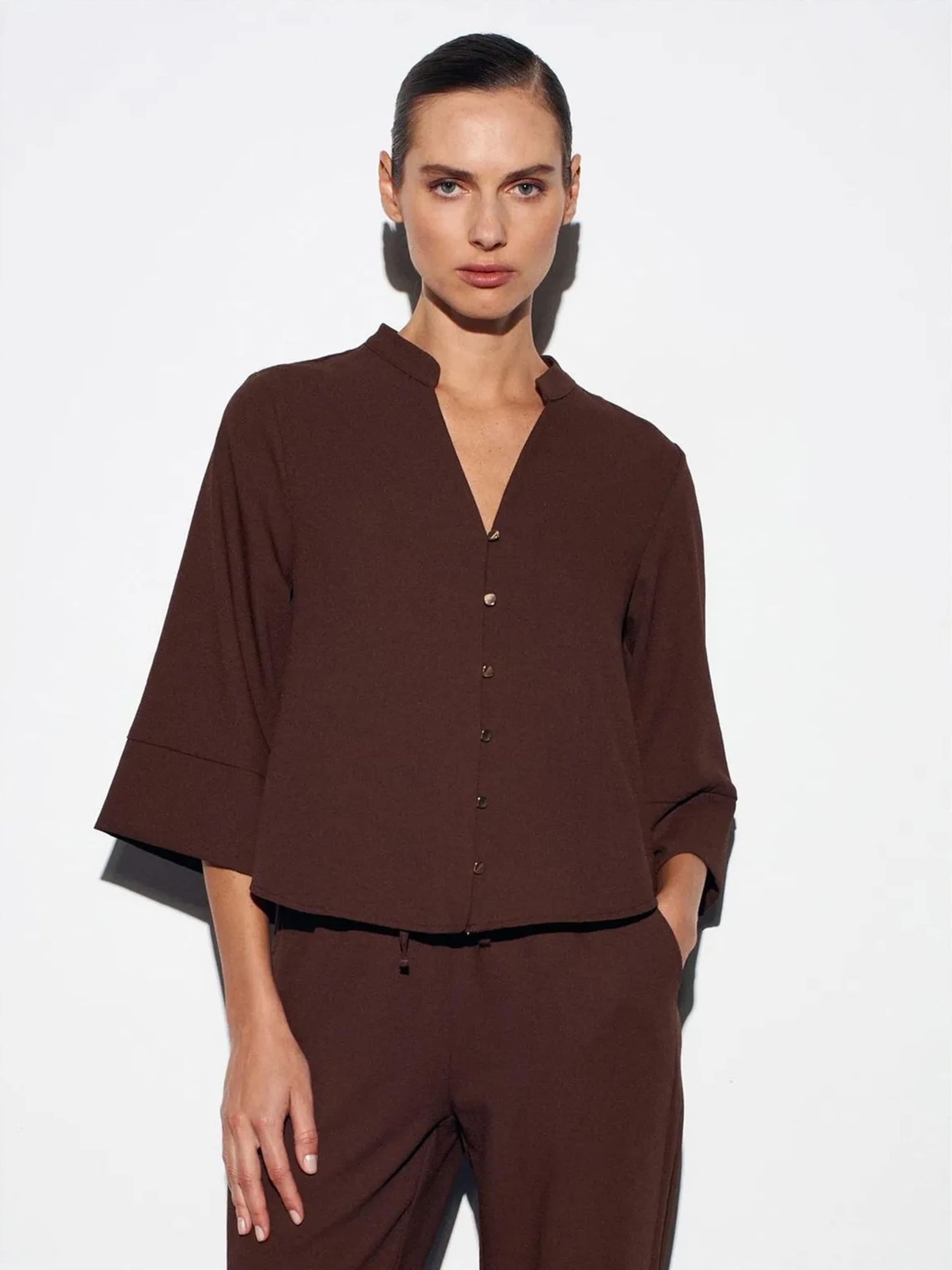 Chemisier Dilvin en marron