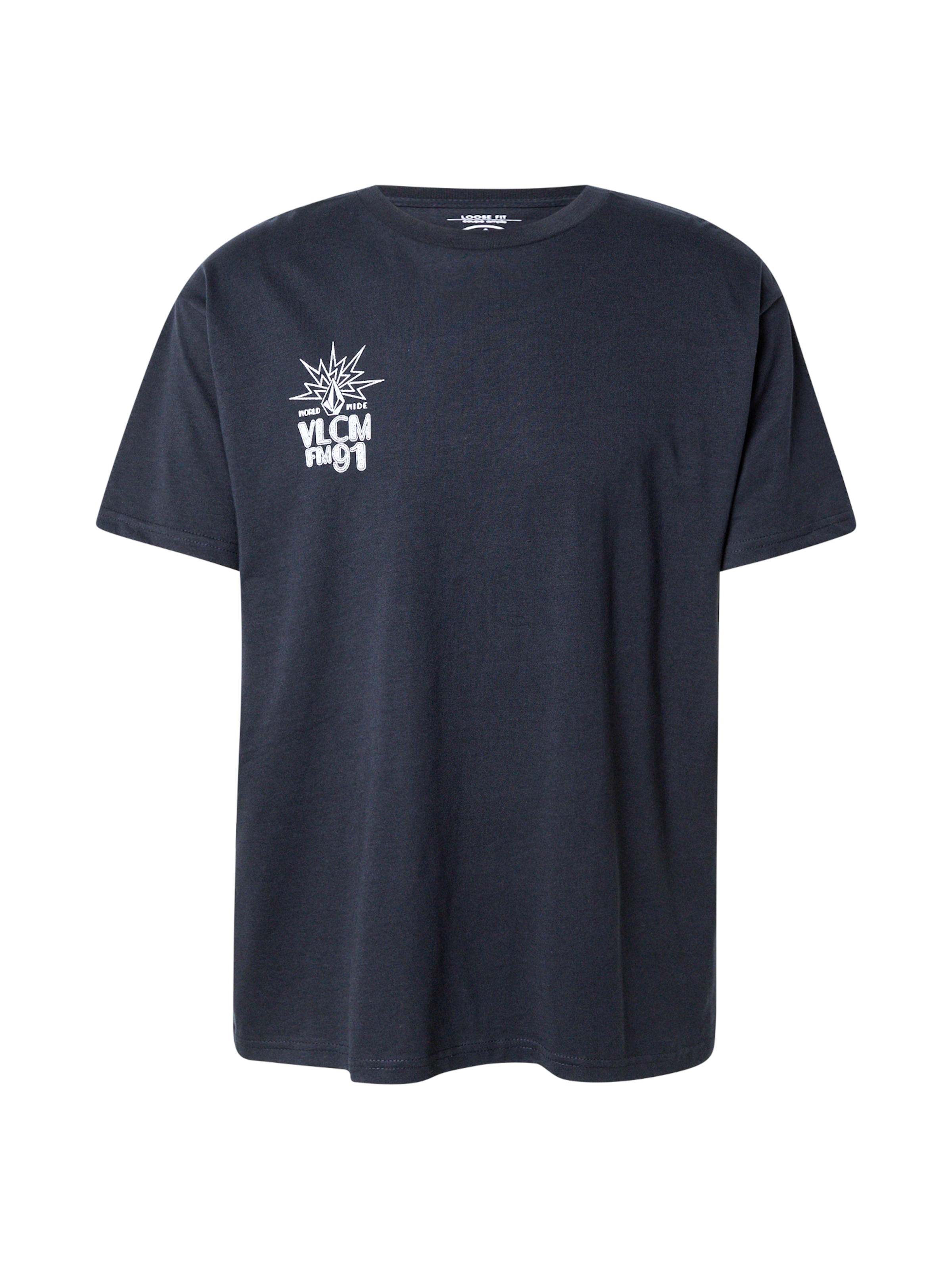 Volcom Shirt 'TUNE IN SST' in Sepia / Black / White, Item view