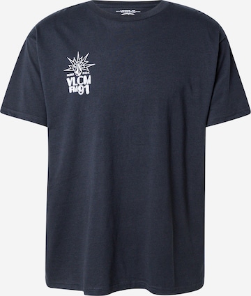 juoda Volcom Marškinėliai 'TUNE IN SST': priekis