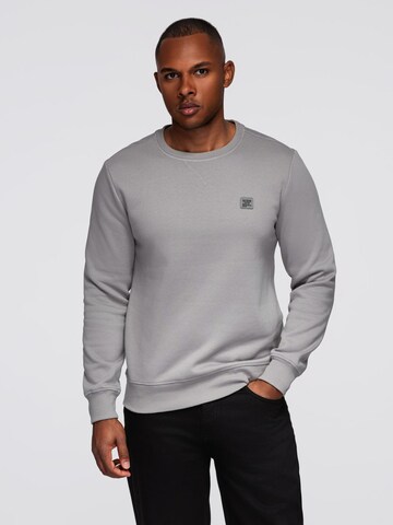 Sweat-shirt Ombre en gris : devant