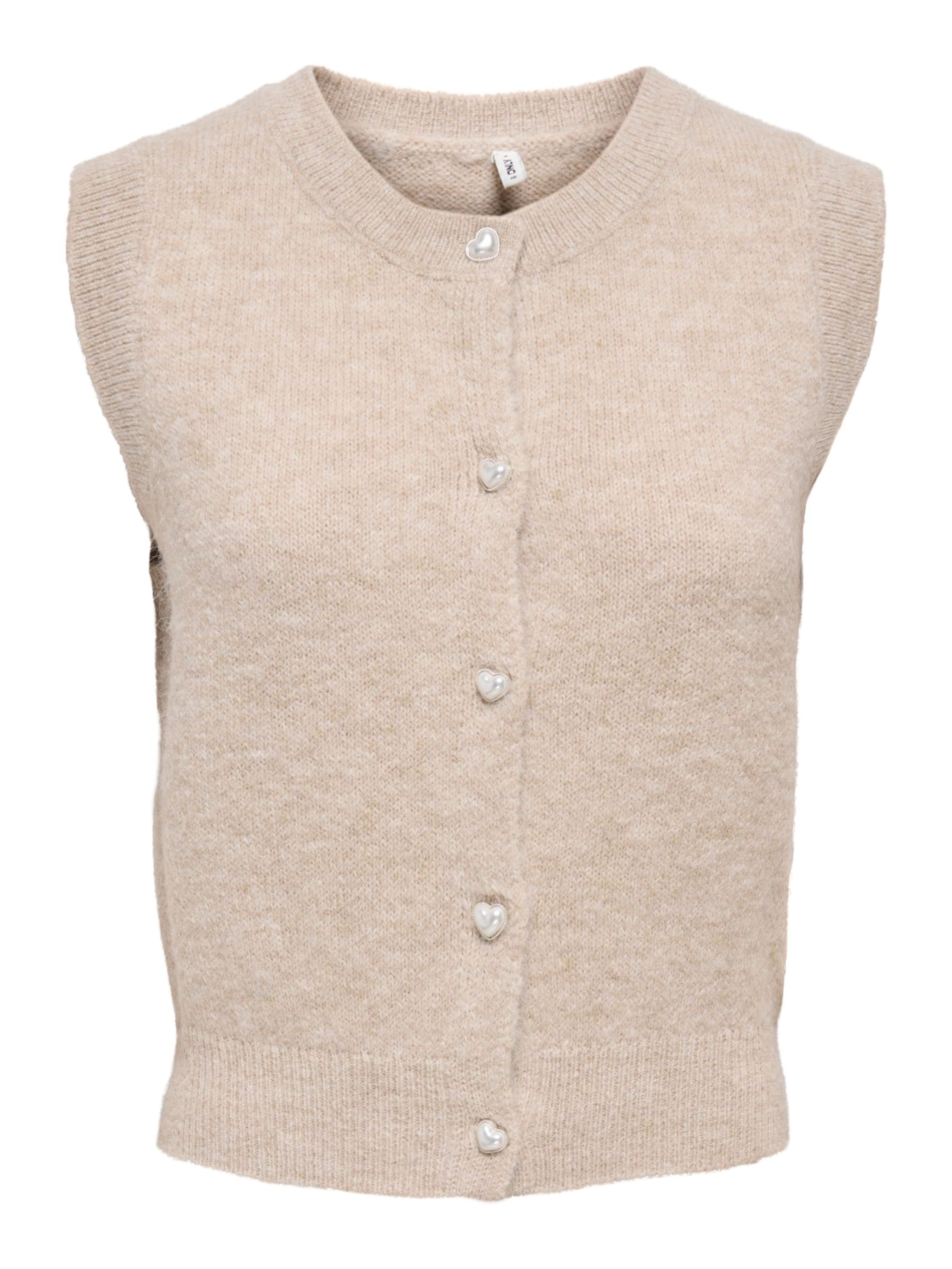 ONLY Chaleco de punto 'ONLSKYE' en S en beige, Vista del producto