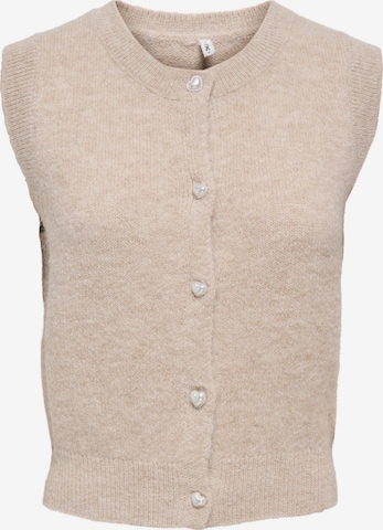 Cardigan 'ONLSKYE' ONLY en beige : devant