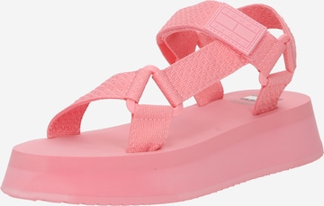 Tommy Jeans Sandals 'EVA' in Pink: front