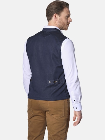 Jan Vanderstorm Bodywarmer 'Hildevin' in Blauw