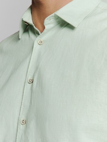 No Excess Regular fit Overhemd in Groen