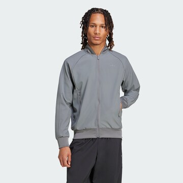 ADIDAS ORIGINALS Sweatjakke 'Bonded SST' i grå: forside