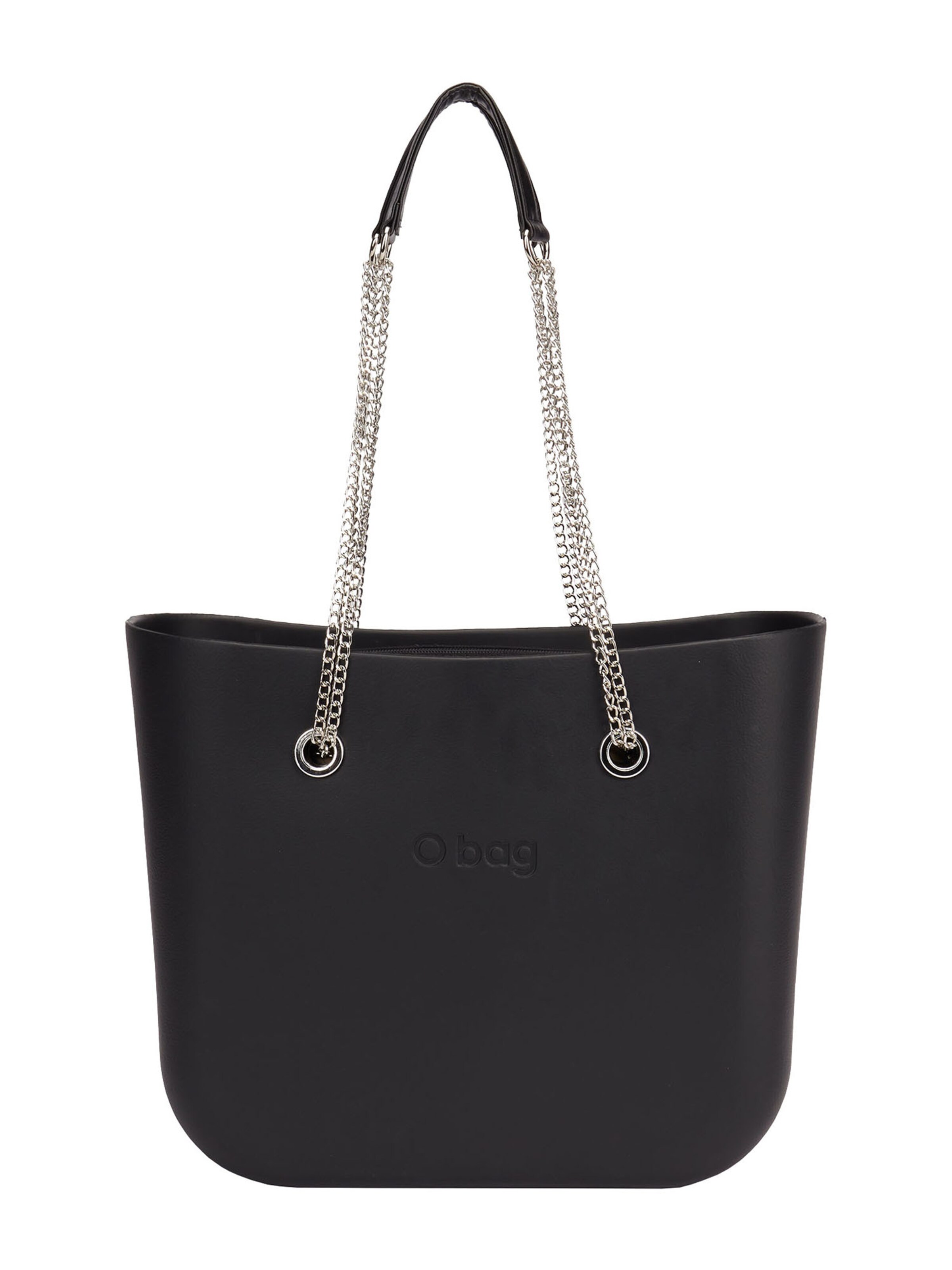 O bag Shopper in Black: front