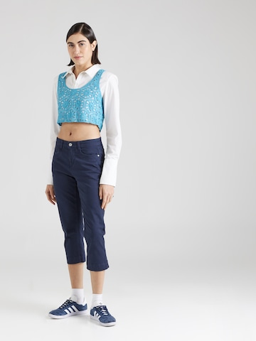 Fransa Slim fit Trousers 'Fotwill' in Blue