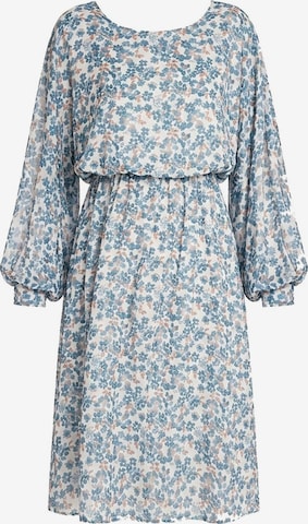 Figl Jurk 'M1128' in Blauw: voorkant