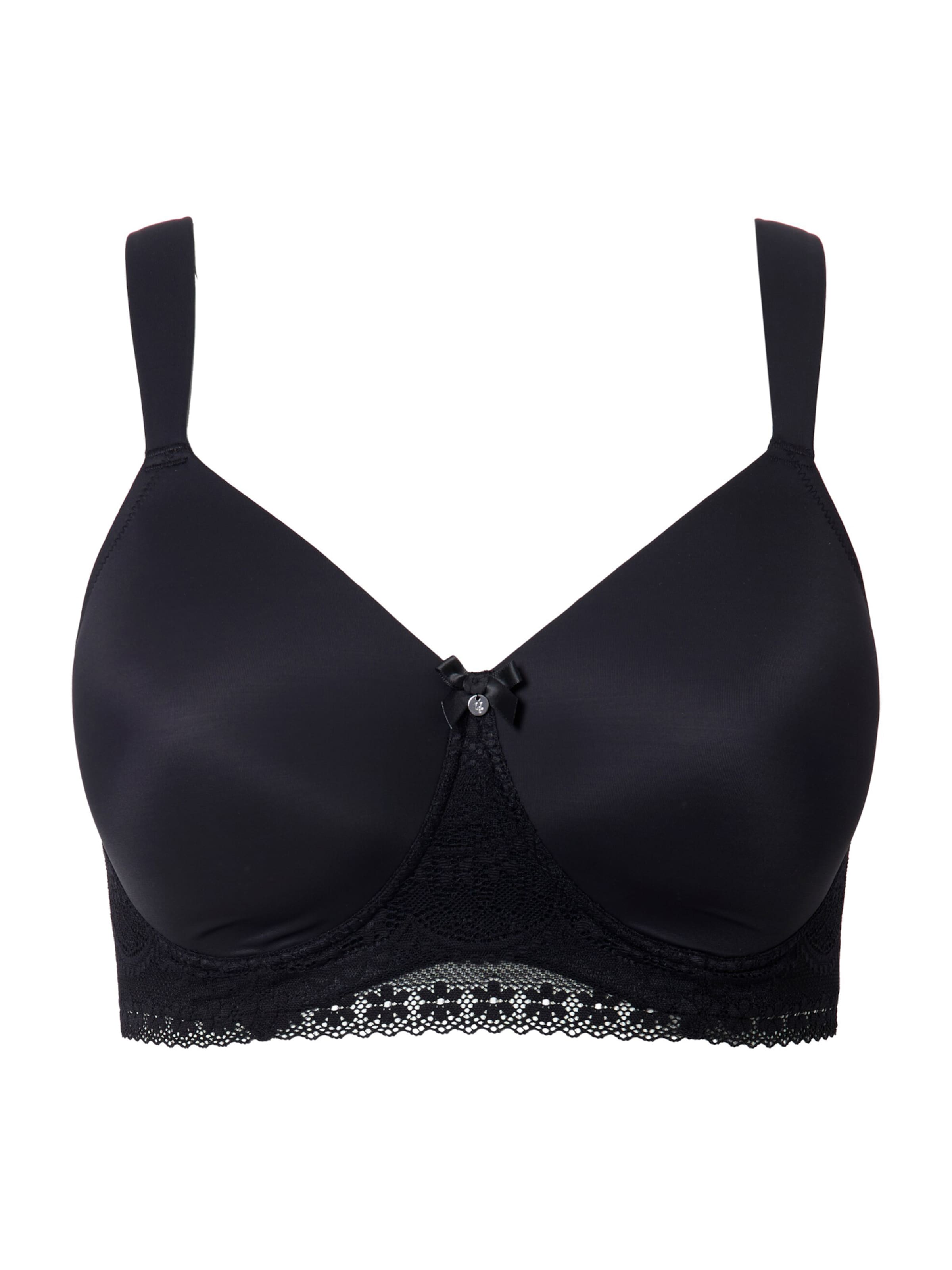 Ulla Popken Minimizer BH in Zwart: voorkant