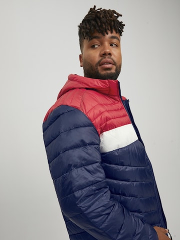 Jack & Jones Plus Between-Season Jacket 'Hero' in Blue