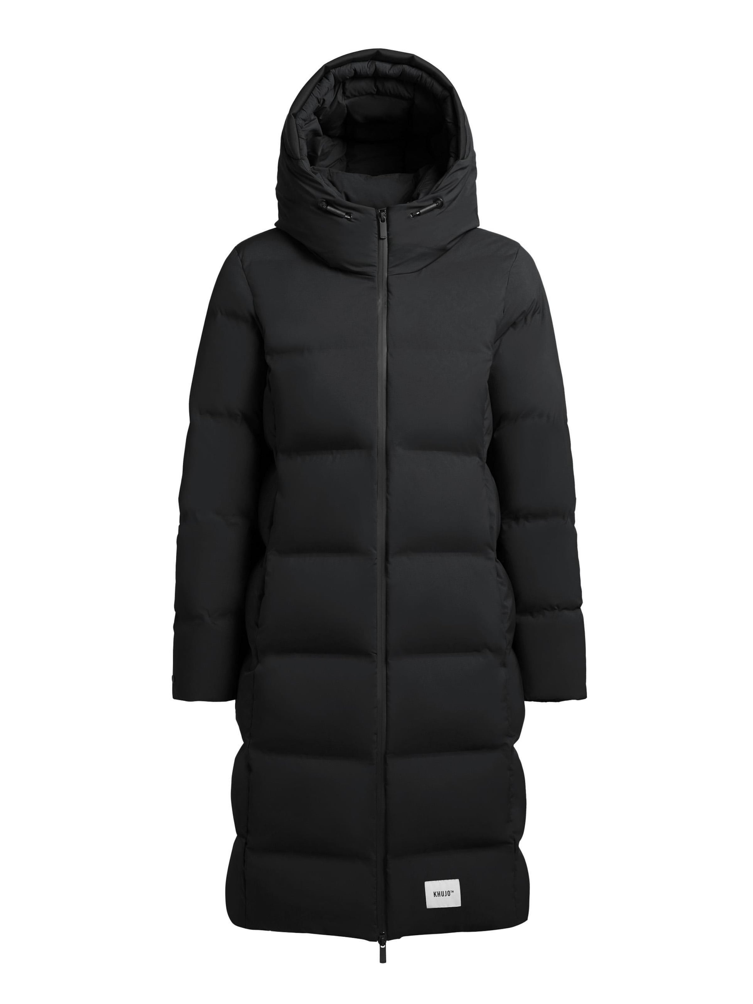 khujo Winter coat 'Finnie3' in Black: front