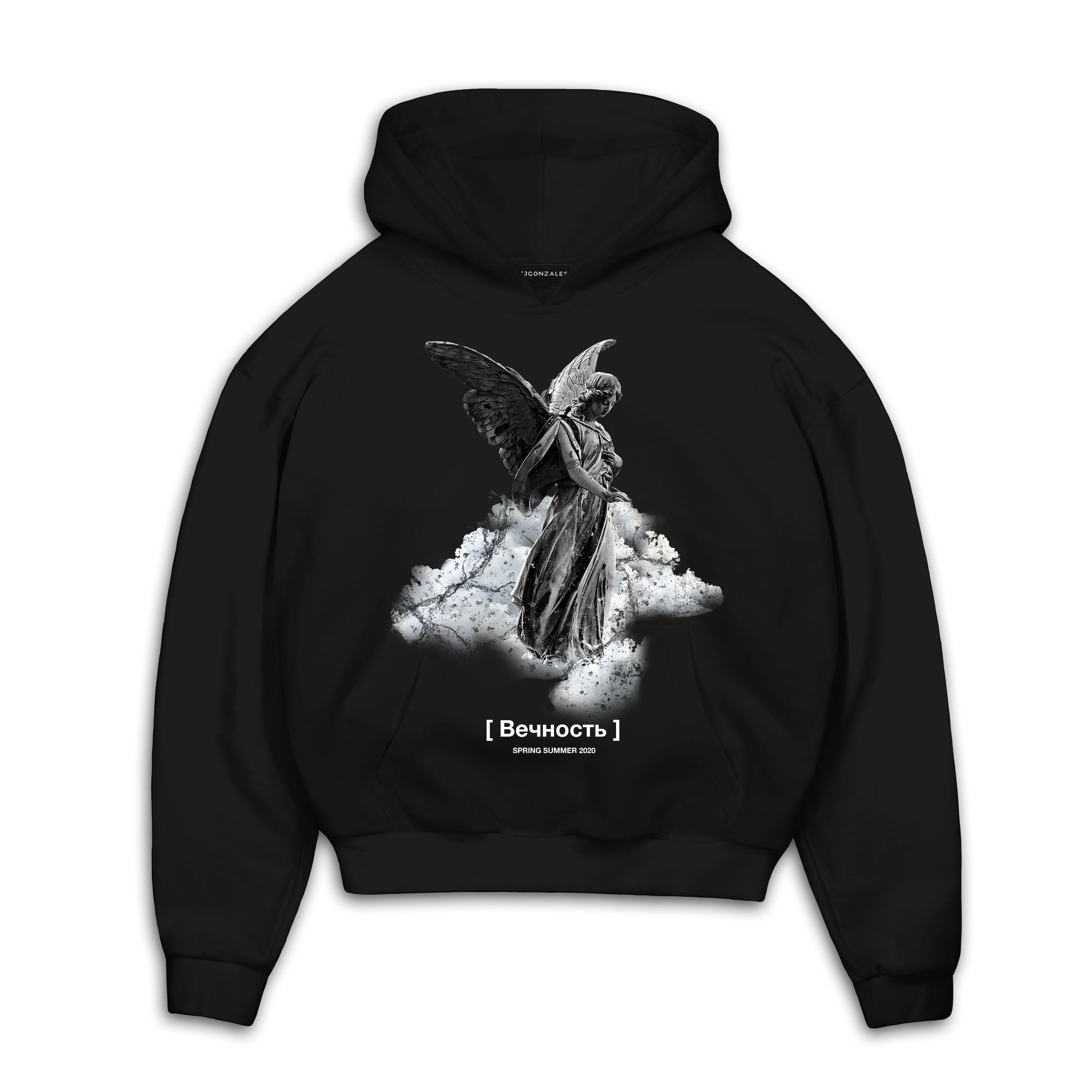 Sweat-shirt MJ Gonzales en noir : devant