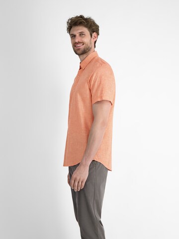 LERROS Regular fit Button Up Shirt in Orange