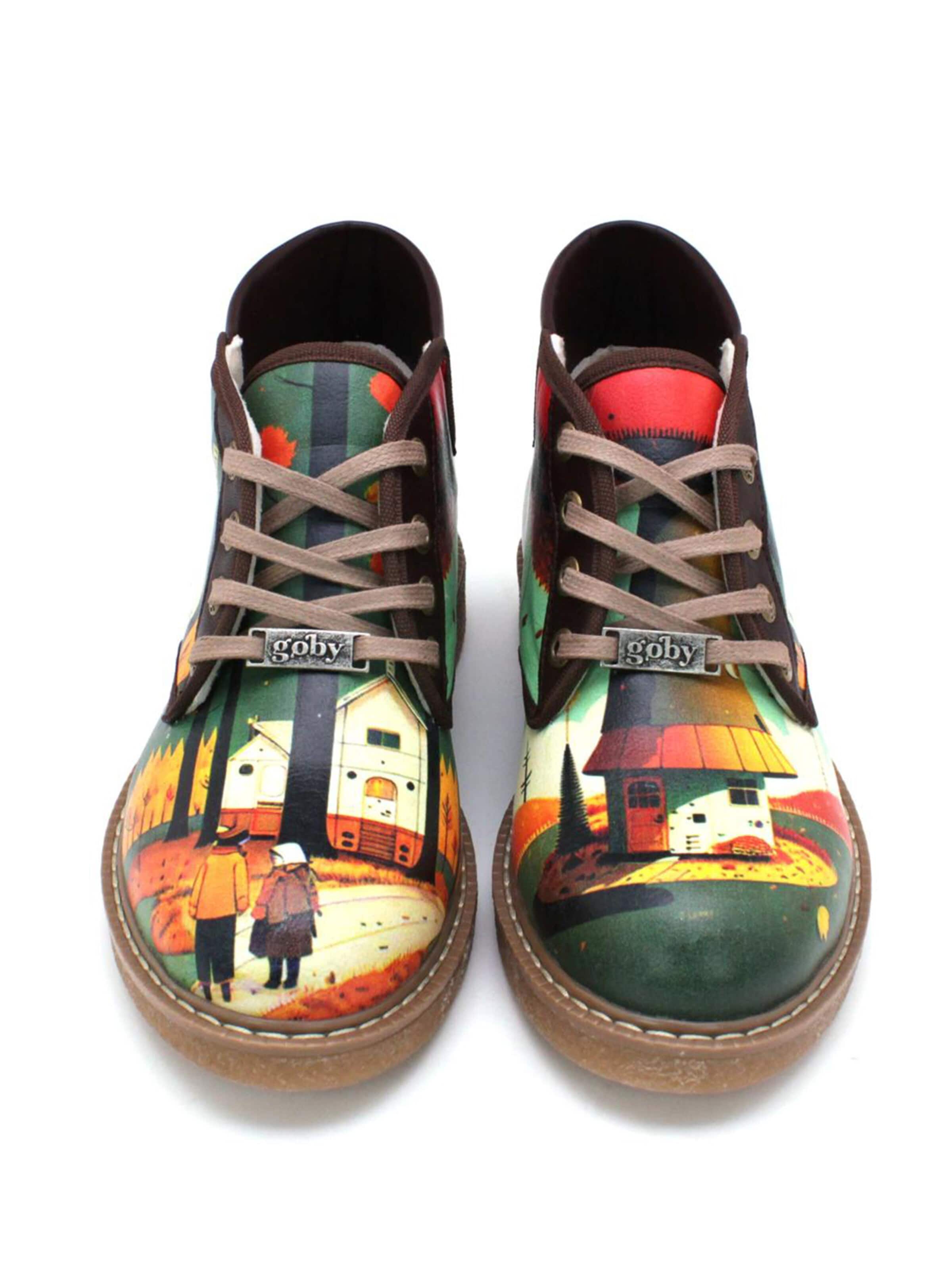 Goby Ankle Boots 'Goby lace up ankle shoes GKP101'‌‌‌‌‌‌‌‌‌‌ in Mischfarben