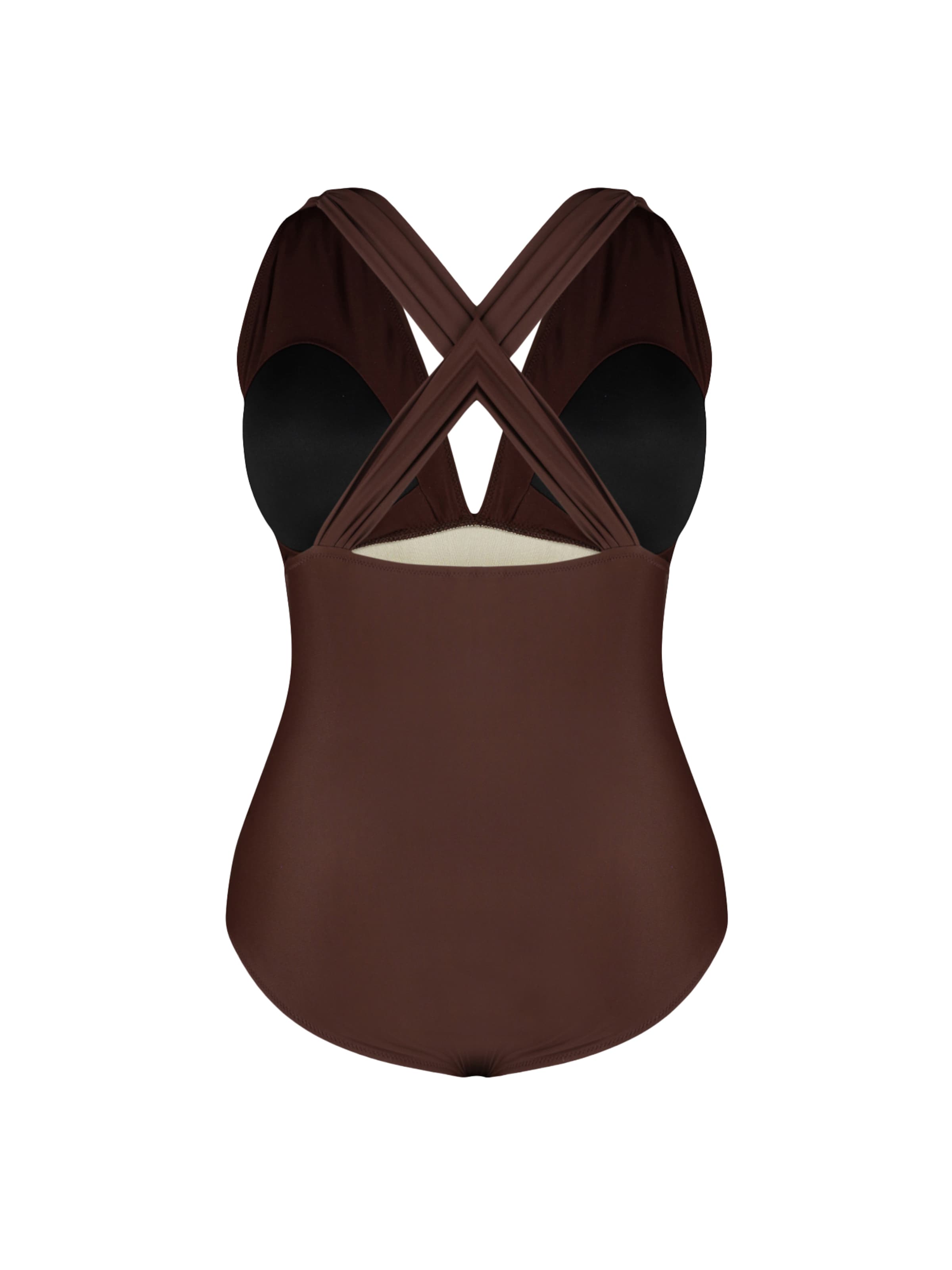 Bustino Costume intero di Trendyol Curve in marrone