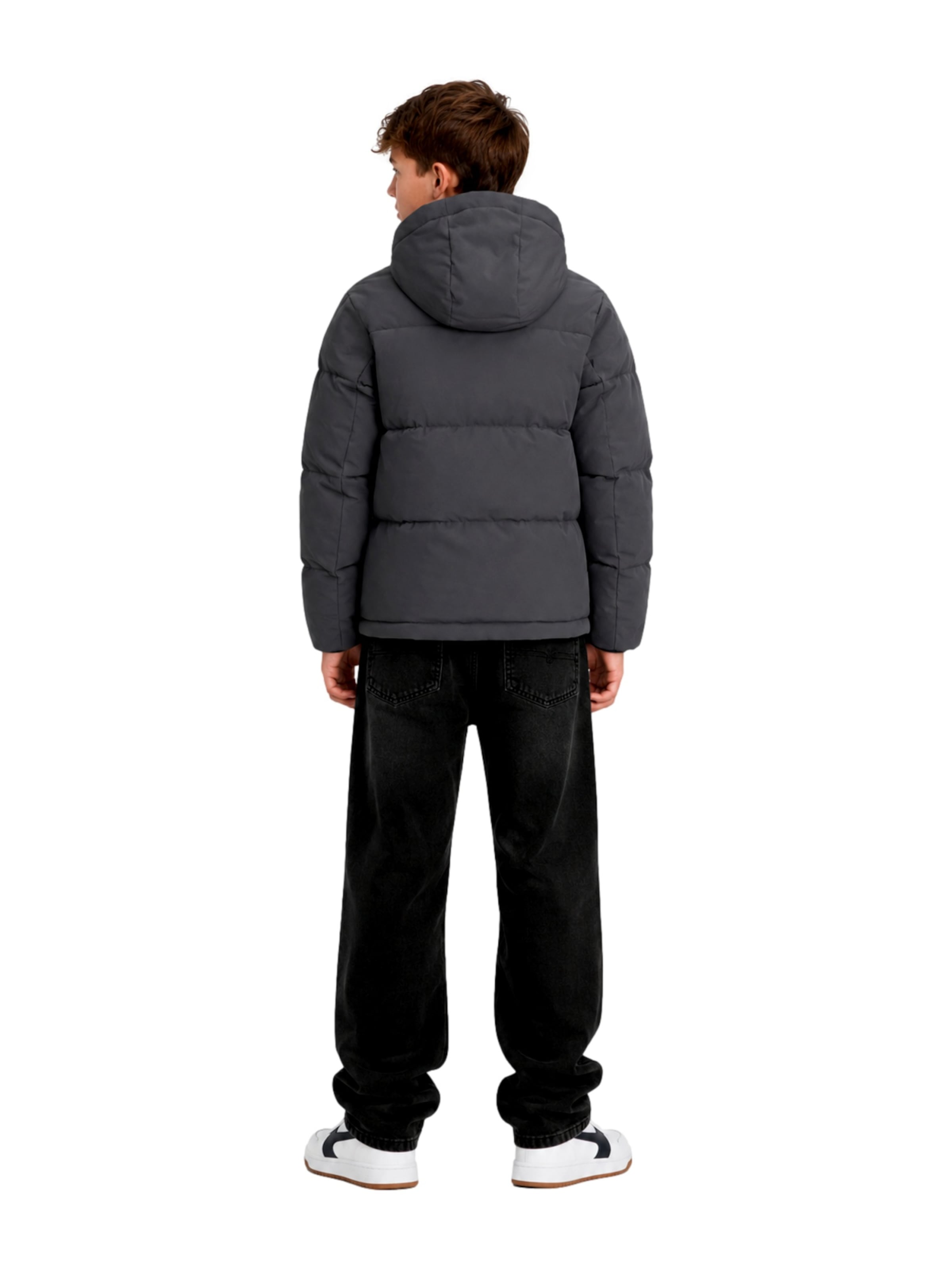 Jack & Jones Junior Winterjas 'Galaxy' in Grijs