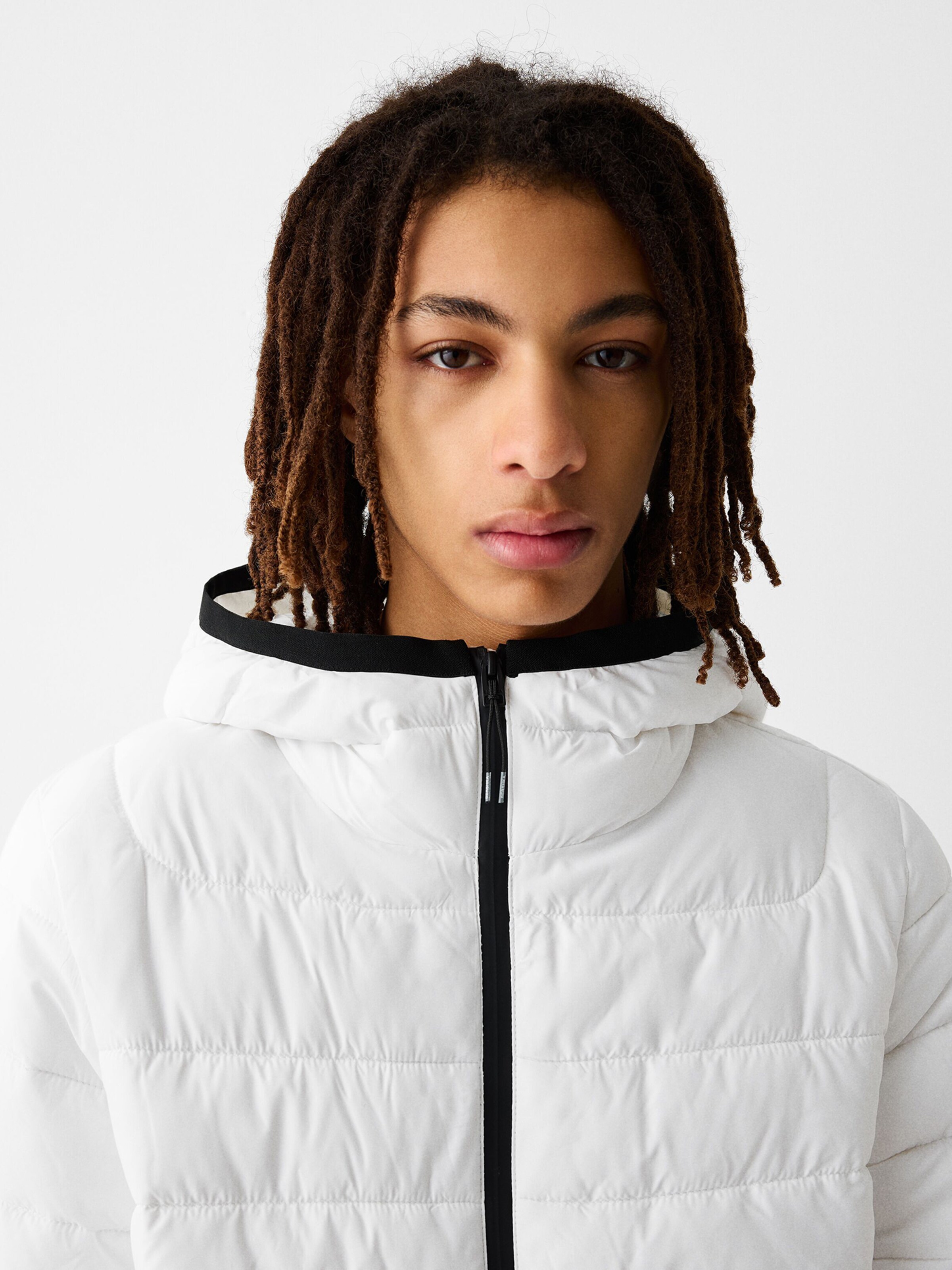 Veste blanche bershka new arrivals
