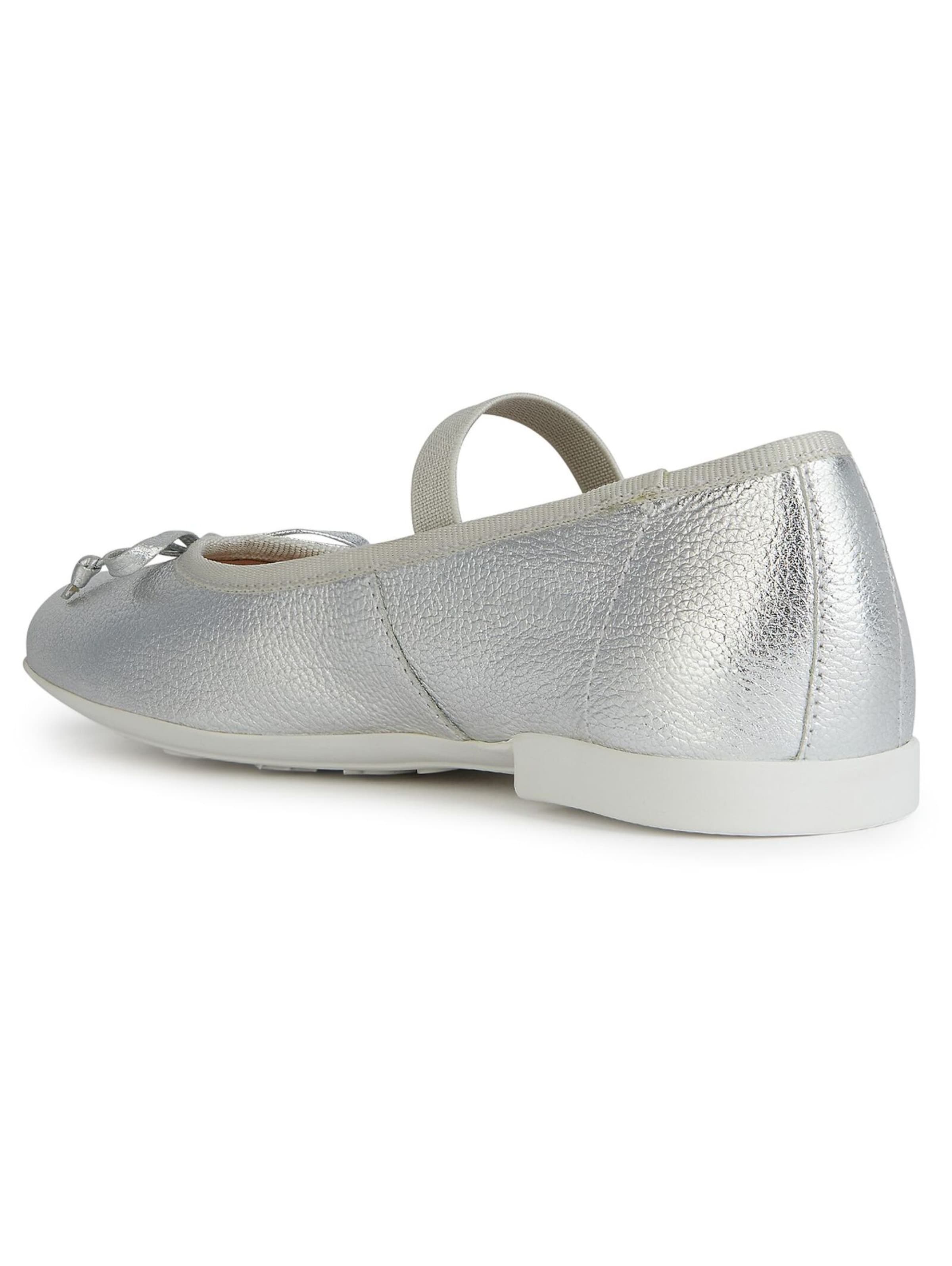 GEOX Ballet Flats in Silver