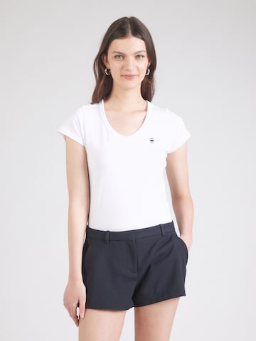 T-shirt G-STAR en blanc : devant