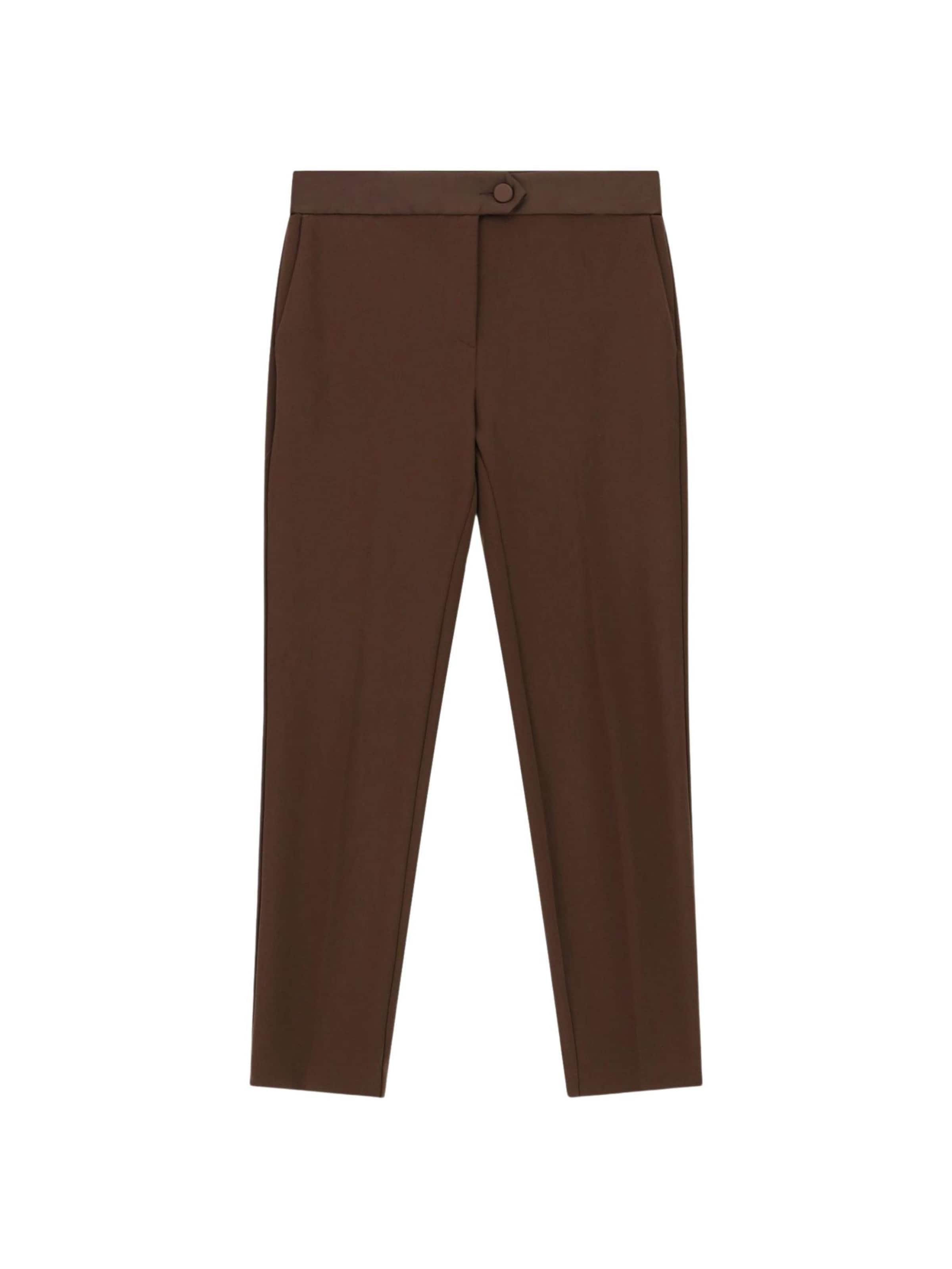 IMPERIAL Slim fit Trousers 'IMPERIAL PANTALONE DRITTO' in Brown: front