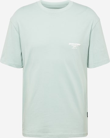 JACK & JONES T-shirt 'BORA' i grön: framsida