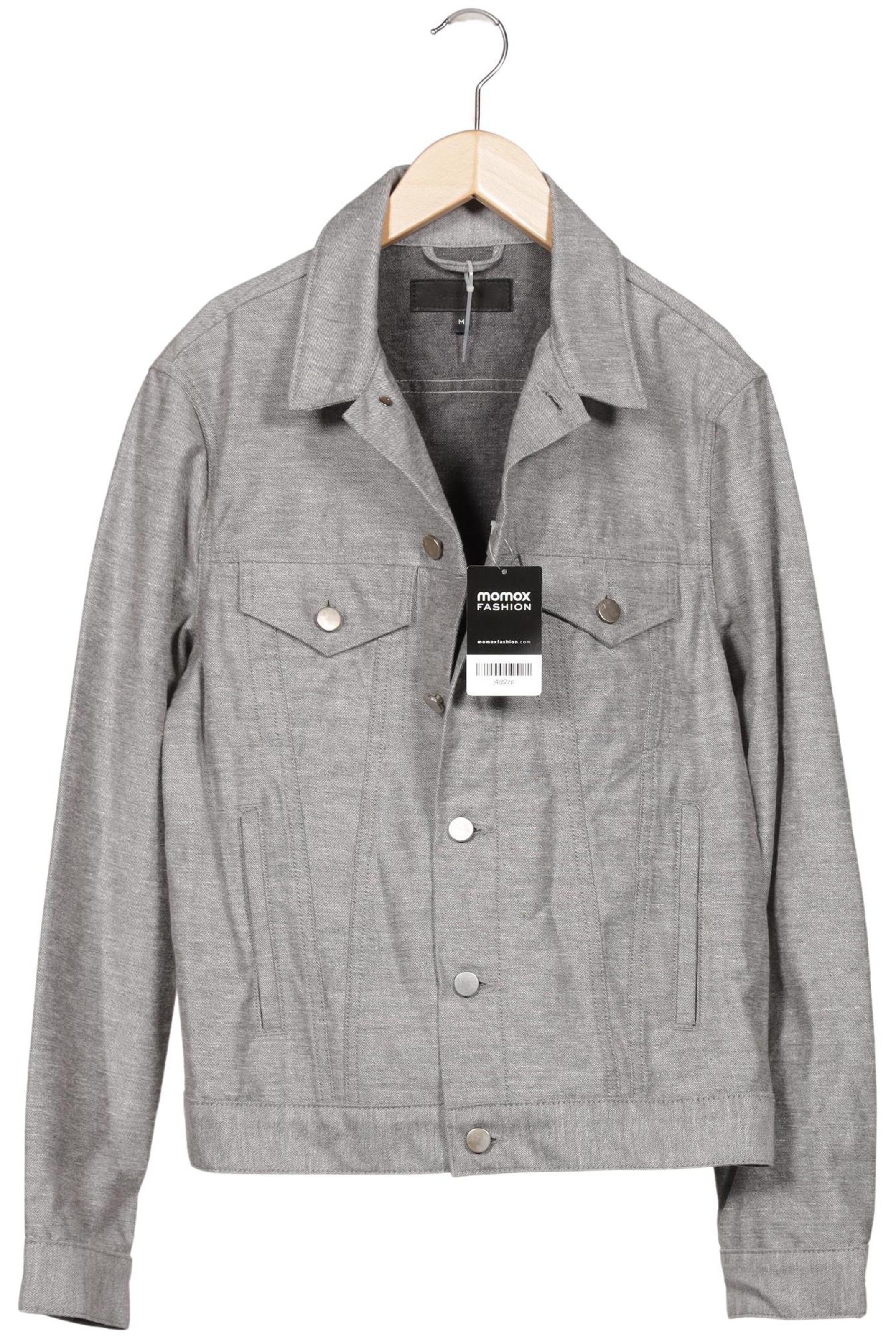 J Brand Jacket & Coat in M in Grey: front