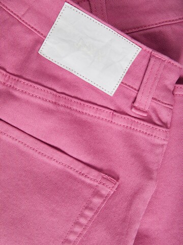 JJXX Loose fit Pleated Jeans 'ALEXA' in Pink