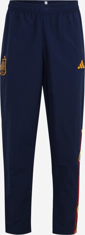 ADIDAS PERFORMANCE Regular Workout Pants 'Spain Travel' in Blue: front