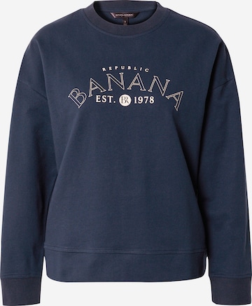 Banana Republic Sweatshirt in Blauw: voorkant