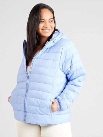 ONLY Carmakoma Between-Season Jacket 'Tahoe' in Blue: front