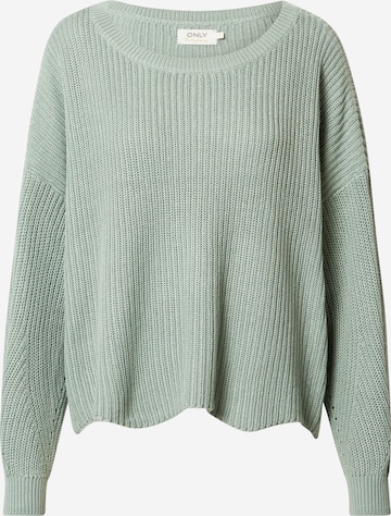 ONLY Sweater 'Hilde' in Green: front