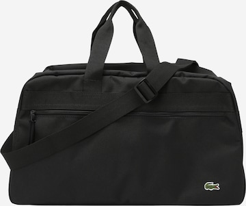 LACOSTE Sports bag 'Neocroc' in Black: front