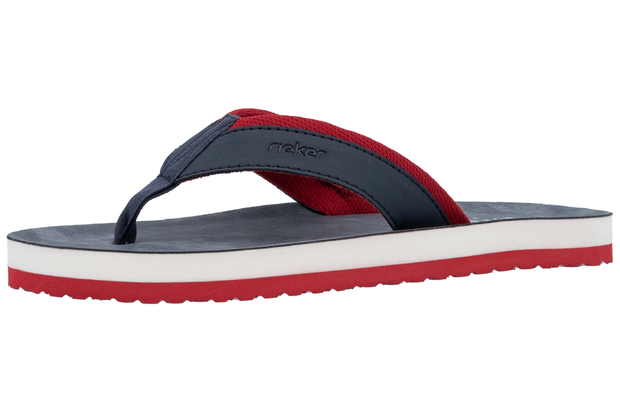 Tongs '20151' Rieker en bleu : devant